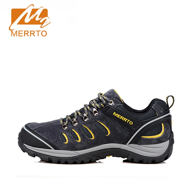 

Merrto 2016 Outdoor Men Breathable Hiking Shoes Women Suede Mens Hiking Boots Mountain Shoes Walking Climbing Trekking Shoes Man