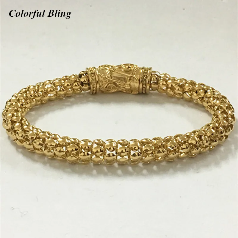 

Gold color stainless steel masonic bracelet P free mason man bracelet 22cm 8mm width