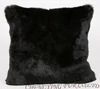 Free Shipping CX-D-39B/Z Soft Classic Genuine Rabbit Fur Cushion 2