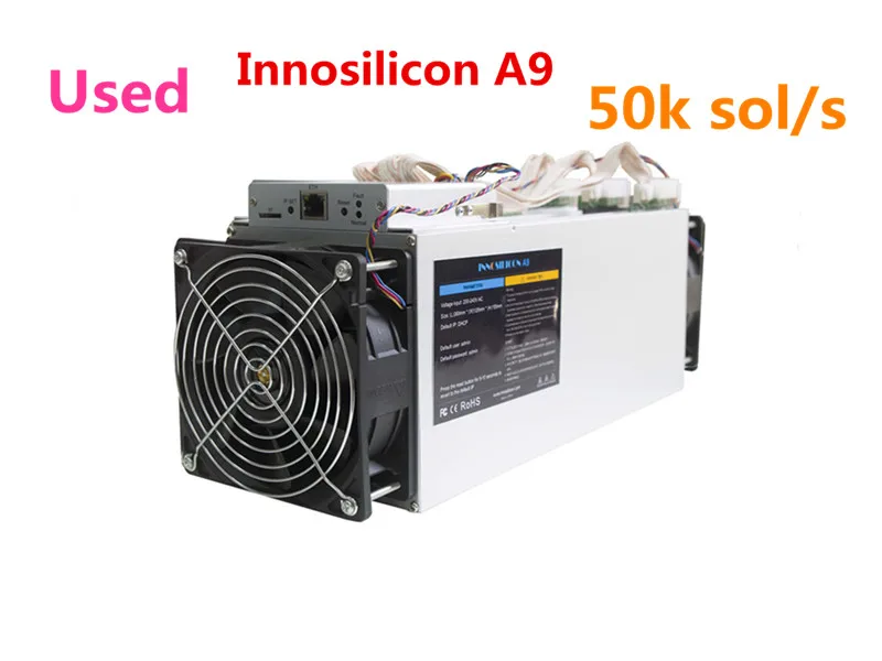 Б/у Innosilicon A9 ZMaster 50k sol/s с 750w PSU Equihash Asic Miner Zcash ZCL ZEC BTG Miner лучше, чем Antminer Z9 Z9 Mini