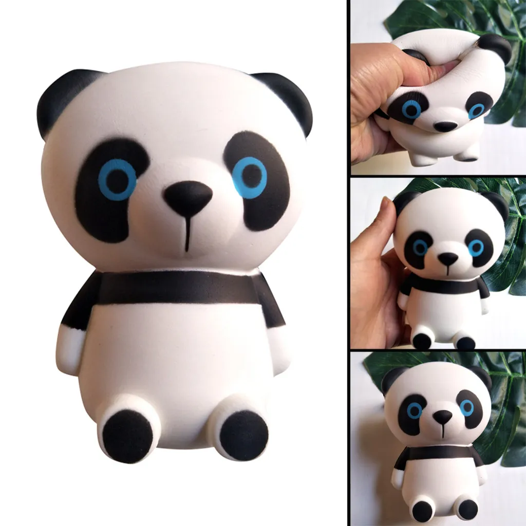 Skuishy Animales Skuishy Jumbo Cute Panda медленно поднимающиеся детские игрушки кукла подарок забавное Снятие напряжения и тревоги антистрессовая игрушка