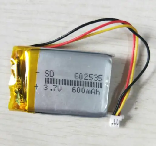 1шт 582535 602535 3,7 V 600 mAh полимерная литиевая аккумуляторная батарея для F300 F200 F210 приводной рекордер