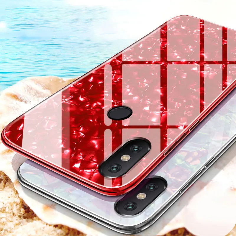 BFOLLOW Мрамор чехол для Xiaomi mi A1 A2/8 8 SE/mi x 2 s/красный S2 5 Примечание закаленное Стекло