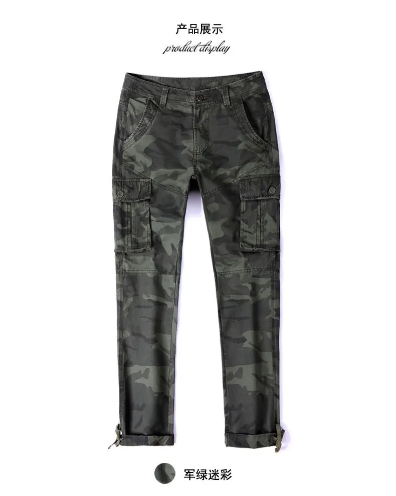 Модные камуфляжные военные свободные брюки-карго мешковатые стиль сафари хип-хоп брюки длинные джоггеры брюки уличная