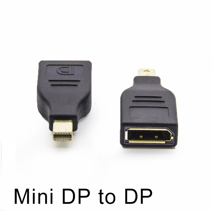 

Hot Sale NEW Mini Display Port Male To Display Port Female Adapter Convertor Mini DP to DP Wholesale