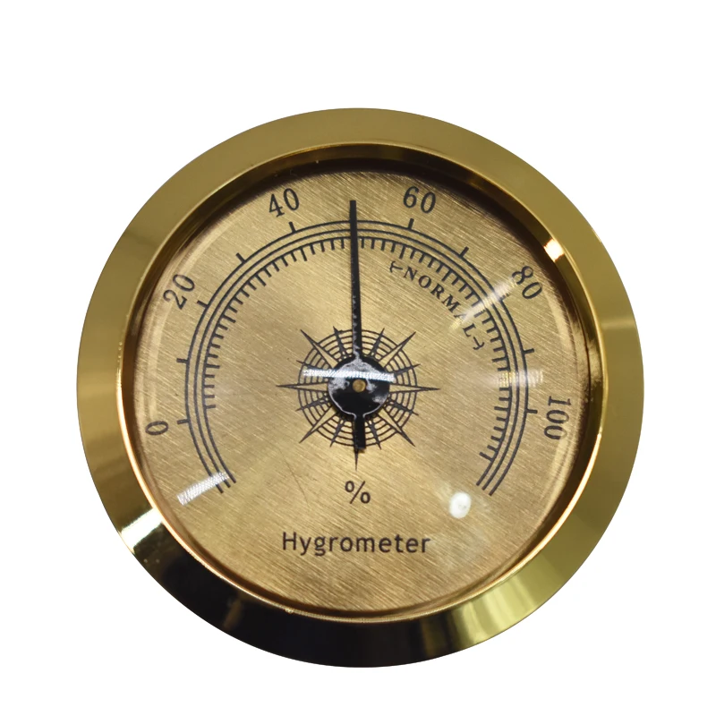 Точный гигрометр для сигар, точный портативный мини механический гигрометр для гигрометра, Круглый детектор влажности, аксессуары для сигар