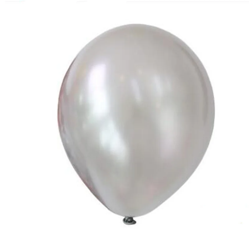Смешанные цвета 1" 12" жемчужные латексные шары Свадебные украшения для дня рождения воздушные шары для свадьбы Вечерние Розовые шары - Цвет: Серебристый