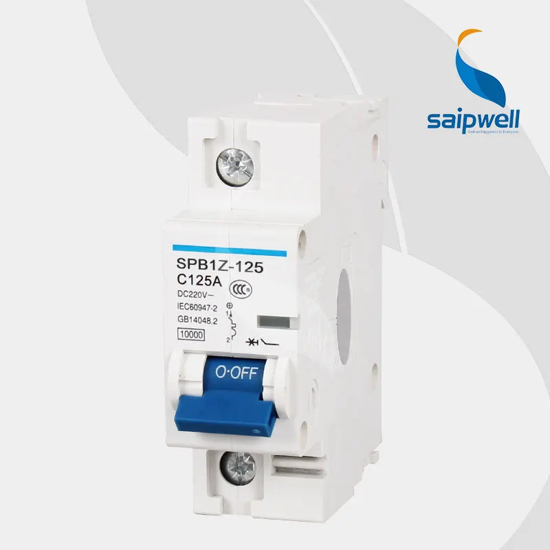 

Wholesale Saipwell earth leakage gb10963 certificate molded case circuit breaker protetor SPB1Z-125 C125
