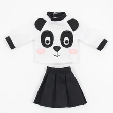 Fortune Days Blyth doll набор с вышивкой панды платье для куклы 12 дюймов милый наряд