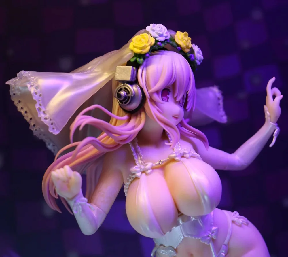 Свадебное платье с аниме Super Sonico на 10 ю годовщину Экшн фигурка из ПВХ