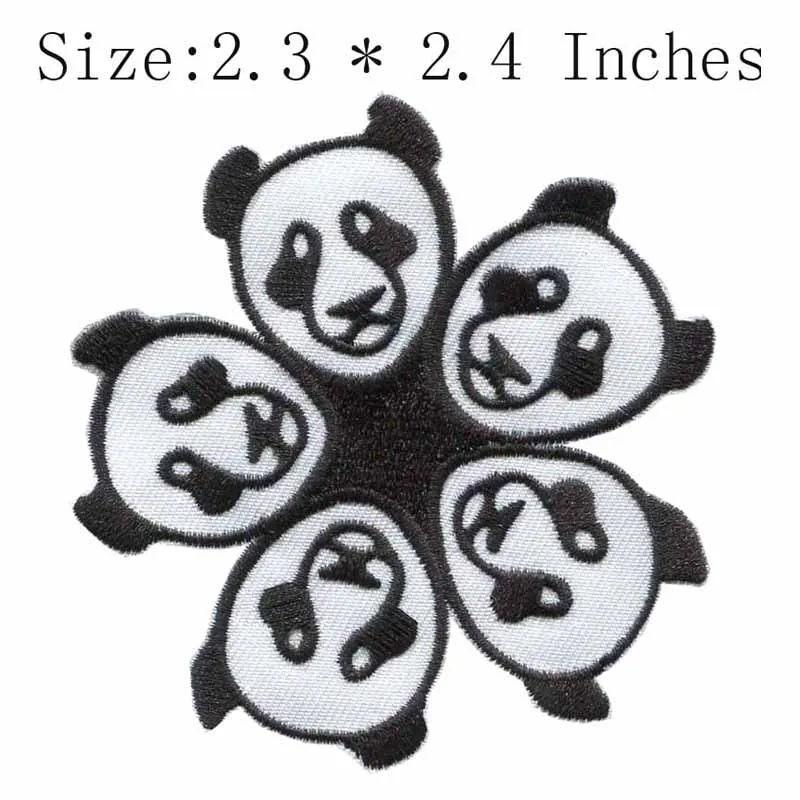Cute Panda Embroidery - Adorable Animal Patches For Sewing