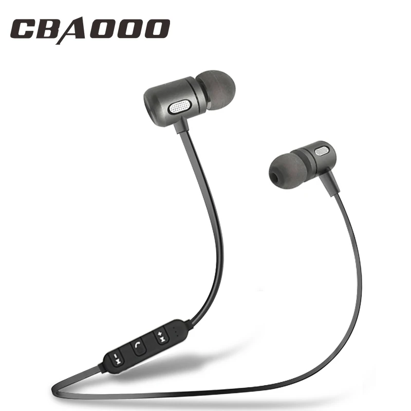 

CBAOOO Wireless Bluetooth Earphone Headsets for phone Bluetooth Sport Stereo Music Earphone Earpiece with Mic for xiaomi phone