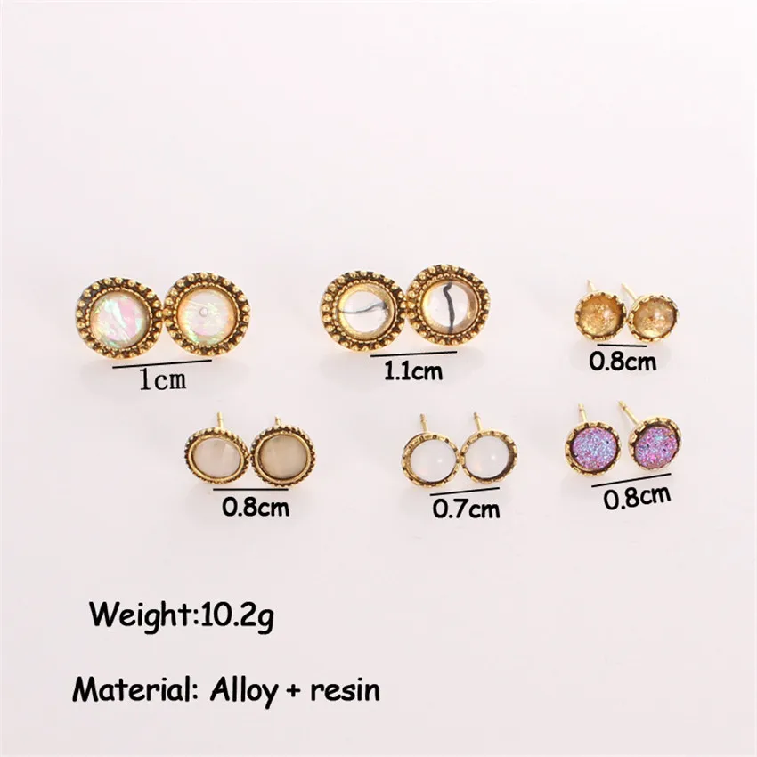 M-MISM-Fashion-6-Pairs-Set-Pearl-Stud-Earrings-For-Women-Round-Rhinestone-Jewelry-Geometric-Exquisite