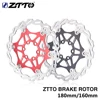 ZTTO Bicycle Disc Brake Floating Rotor 180mm 160mm Stainless Steel Brake Disc Compatible Metallic Pads For MTB XC Road Bike ► Photo 1/6