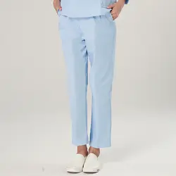 Новые модели медсестры Штаны белый розовый большой ярдов свободные брюки с высокой талией толстые медсестра Штаны женский