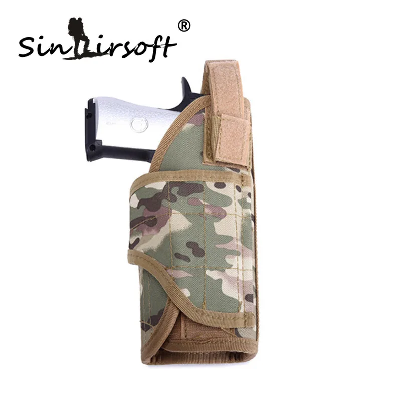 

SINAIRSOFT Right handed Military Adjustable Airsoft Hunting Pouch Tornado multiple MOLLE Vertical Tactical Vest Pistol Holster