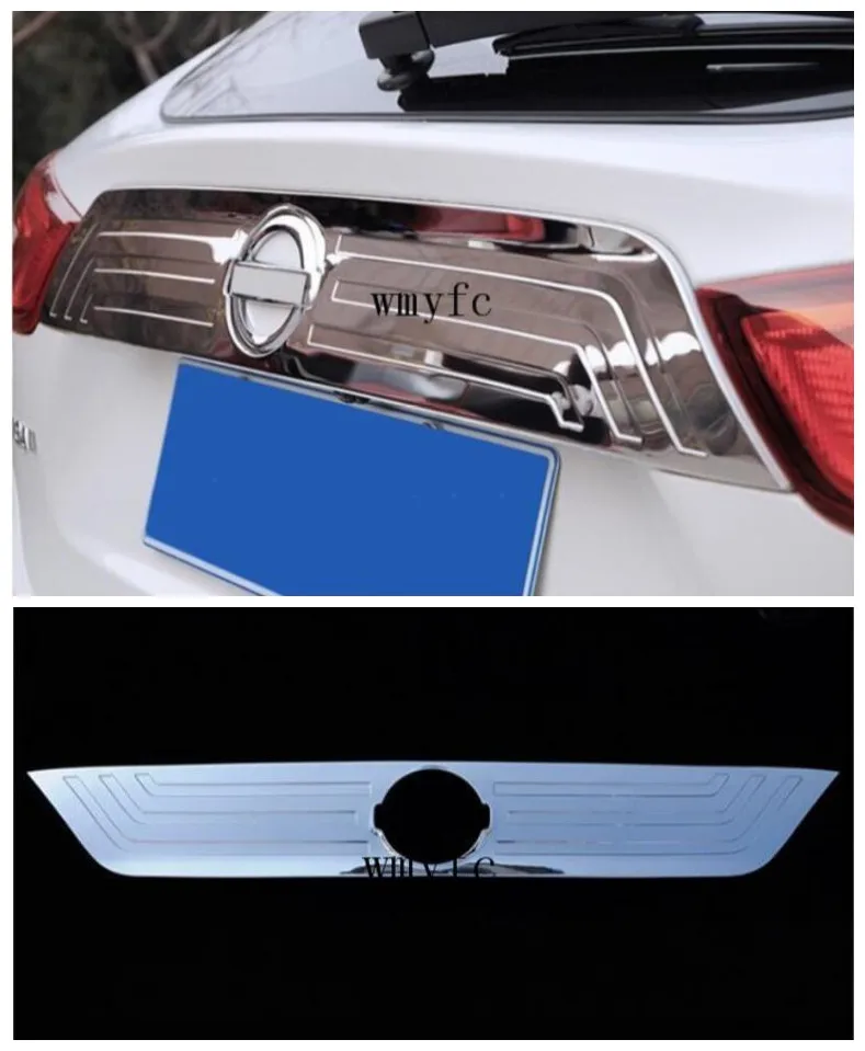 

REAR TRUNK LID COVER TRIM BEZEL TAILGATE MOLDING BOOT GARNISH ACCESSORIES FIT FOR NISSAN QASHQAI J11 2014 2015 2016 2017 2018