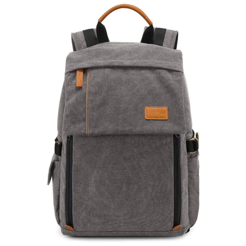 

SLR camera bag Europe and America shoulder camera bag shockproof canvas bag outdoor camera bag multi-function backpack