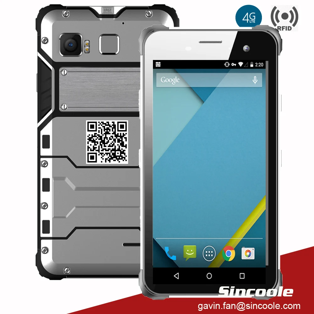 

5 inch 4GB 64GB android 6.0 rugged Tablets NFC fingerprint PDA and handheld terminal