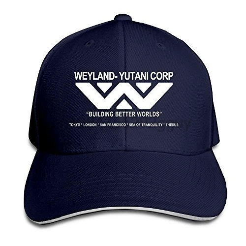 Бейсбольная кепка Yutani coration Alien Company Science fiction Flex Navy