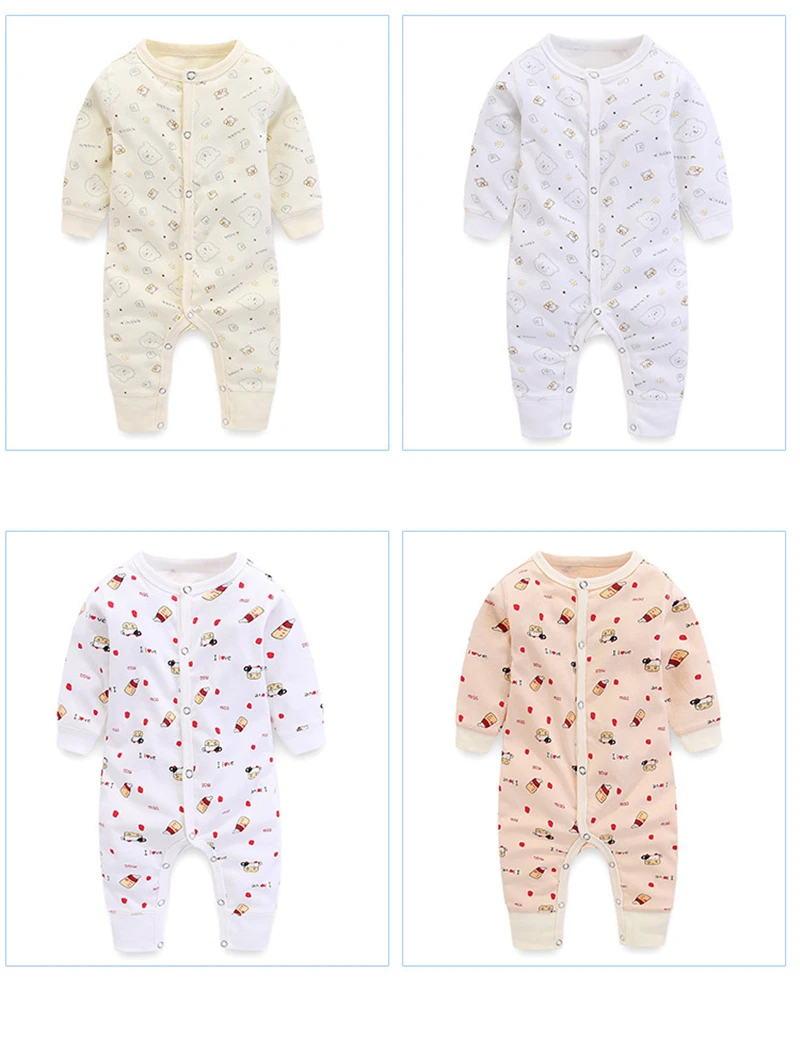Детские комбинезоны для мальчиков; хлопковая одежда с длинными рукавами для новорожденных; комбинезон для детей; одежда для малышей; комбинезон для маленьких девочек