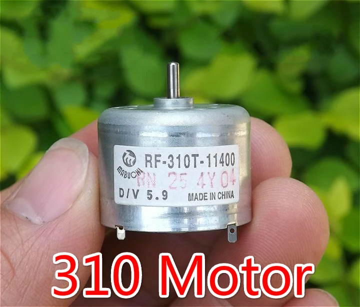 100PCS/LOT 310 DC Motor Small Micro Permanent Motor DC6V 6900