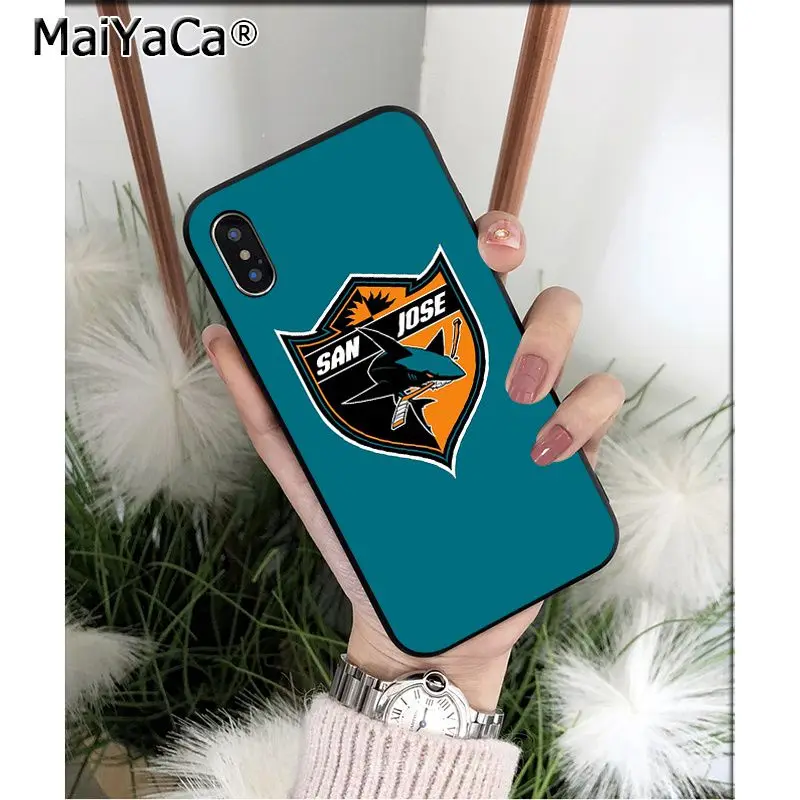 MaiYaCa Сан-Жозе акулы высокое качество чехол для телефона iPhone X XS MAX 6 6s 7 7plus 8 8Plus 5 5S SE XR - Цвет: A3