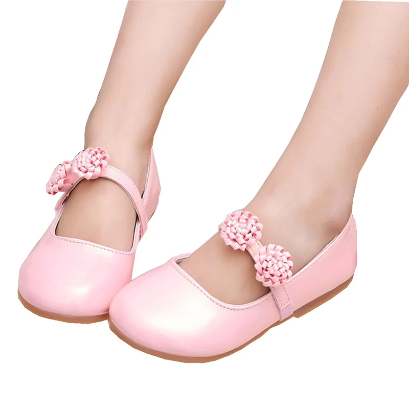 girls white flower girl shoes