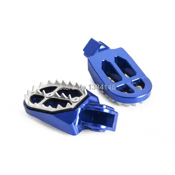 

Billet MX Foot Pegs Rests Pedals For Husqvarna FE/FC/TE/TC 85 125 250 300 450 501 2014 2015 BLUE
