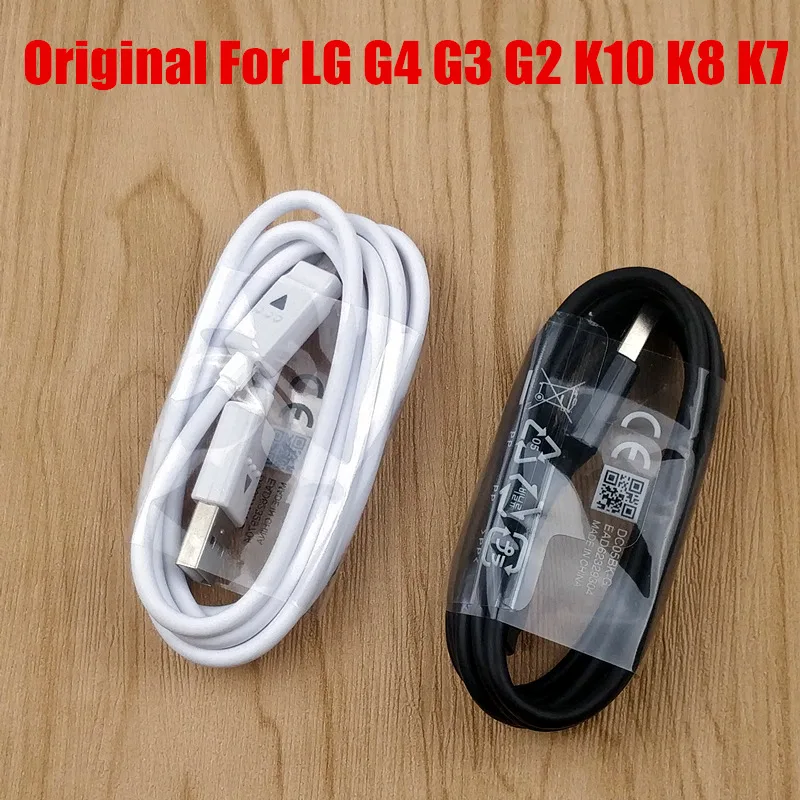 

Original 100cm/180cm 28AWG Charge micro usb charger cable for LG G4 G3 G2 K10 K8 K7 Smartphone