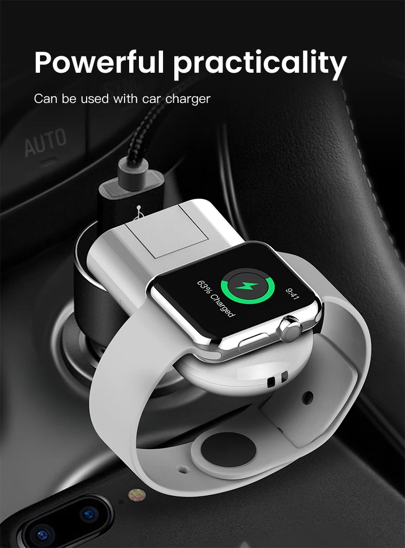 ESVNE быстро Qi Беспроводной Зарядное устройство для наручных часов Apple watch 1/2/3/4 USB беспроводной зарядки для наручных часов iwatch