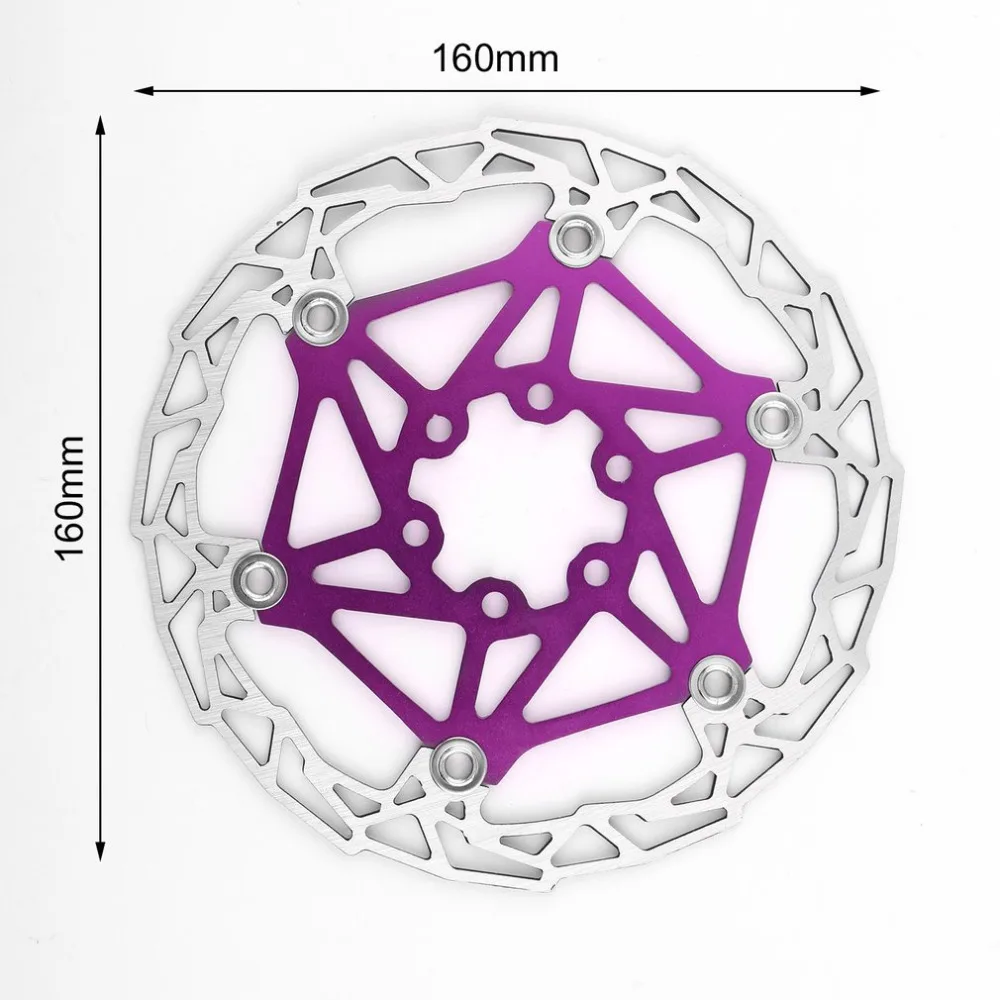 Deckas 160 мм горный велосипед MTB DH тормозной поплавок велосипедный тормоз диск 160 мм колодка для гидравлического тормоза 6 болтов Роторов запчасти велосипедные аксессуары