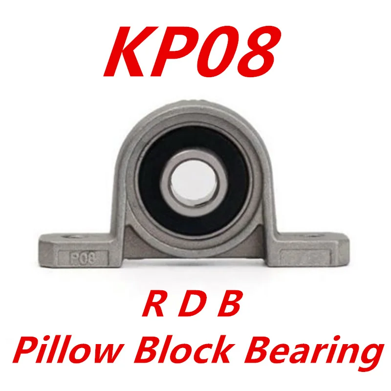 

NEW 10pcs/lot 8 mm caliber Zinc Alloy mounted bearings KP08 UCP08 P08 pillow block bearing housing