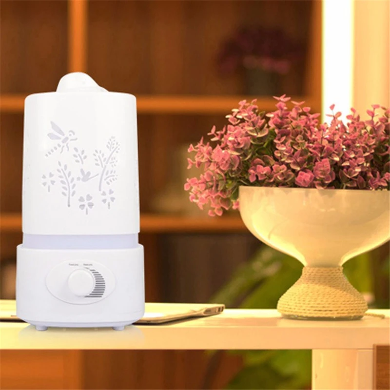 

Ultrasonic Humidifier Multifunctional Aroma Oil Diffuser Portable Air Humidifier Ioniser With LED Light Lamp Air Purifier