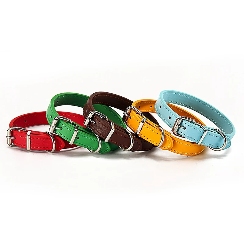 Simple Basic Pet Dog Cat Collar Soft Solid Outfit Print Dogs Cats Collars Unique Product Petshop Medium Dog Accessories LX0004SI5B6732