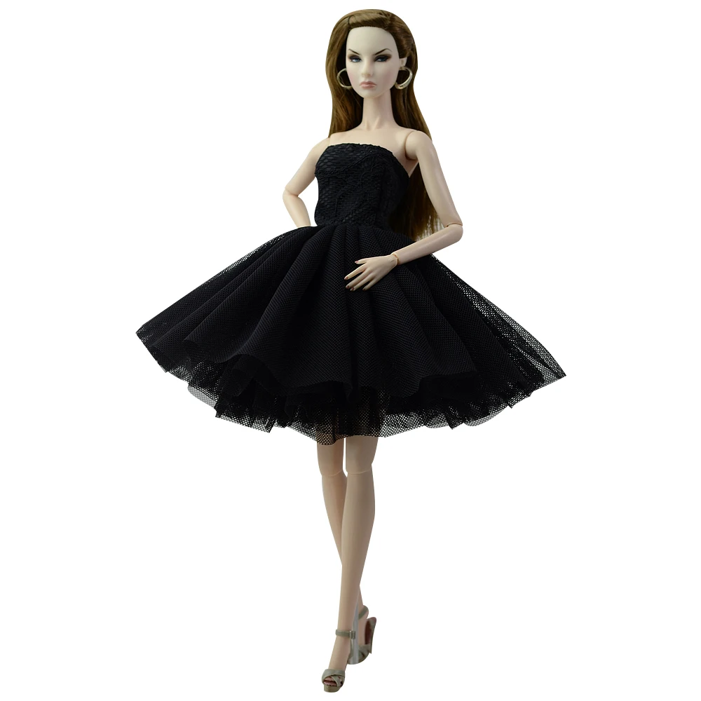 NK новейшее Кукольное платье красивое многослойное платье модный наряд для вечеринки для куклы Барби для 1/6 BJD аксессуары для кукол JJ