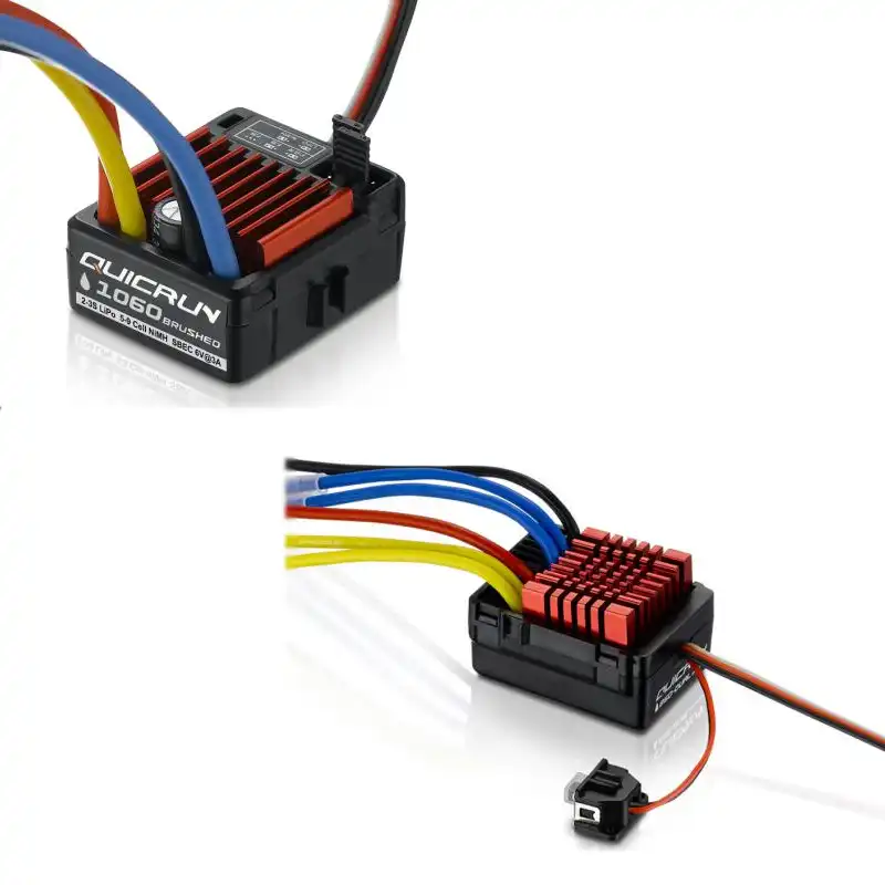 Hobbywing QuicRun Brushed Waterproof 80A//60A ESC Speed Controller RC US