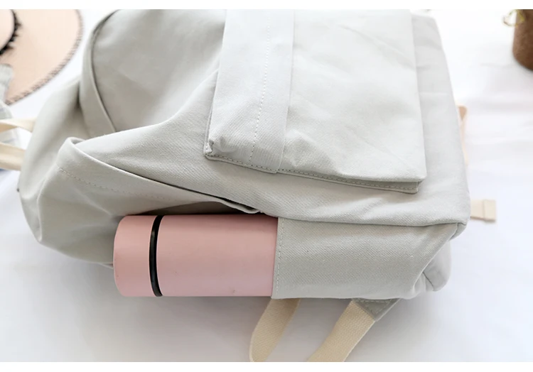 NuFangU, классический дизайн, сплошной цвет, хлопок, ткань, женский рюкзак, мода для девочек, сумка для отдыха, школьная, Студенческая, сумка для книг
