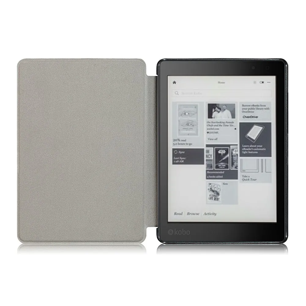 Чехол-книжка для Kobo Aura One 7,8 дюймов eReader smart ультра тонкий чехол из искусственной кожи чехол Магнитная защитная обложка, кожаный чехол