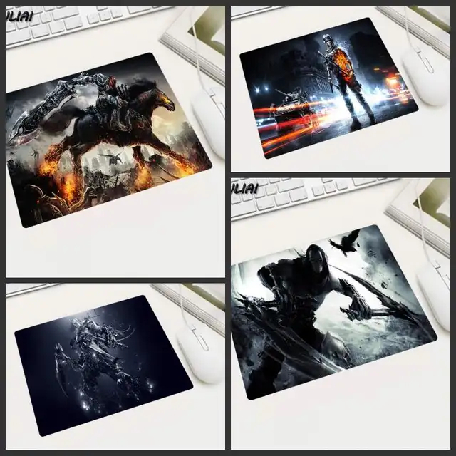Cheap KULIAI Latest Custom 22X18/25X20/29X25CMDarksiders Mouse Pad Gaming Laptops Tablet Desktop Computer Player Computer Mouse Mats