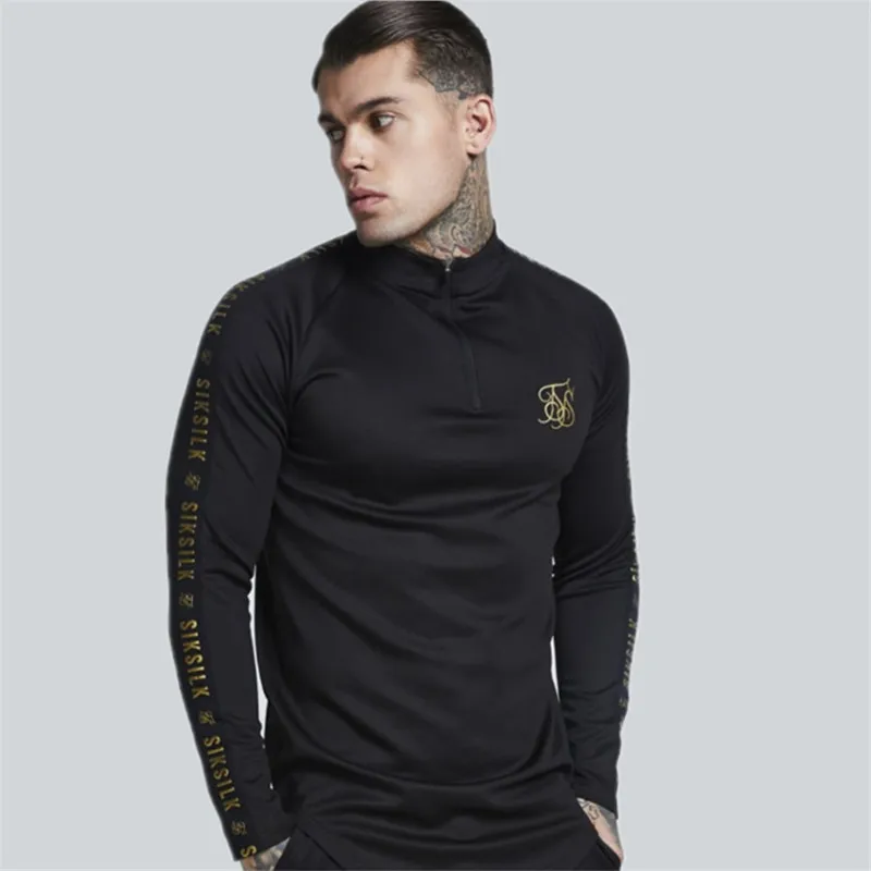 Autumn Fashion High-elasticity Sporting T-shirt Men long Sleeve Fitness T shirt Men's solid gyms Bodybuilding brand T-shirt Autumn Fashion High-elasticity Sporting T-shirt Men long Sleeve Fitness T shirt Men's solid gyms Bodybuilding brand T-shirt