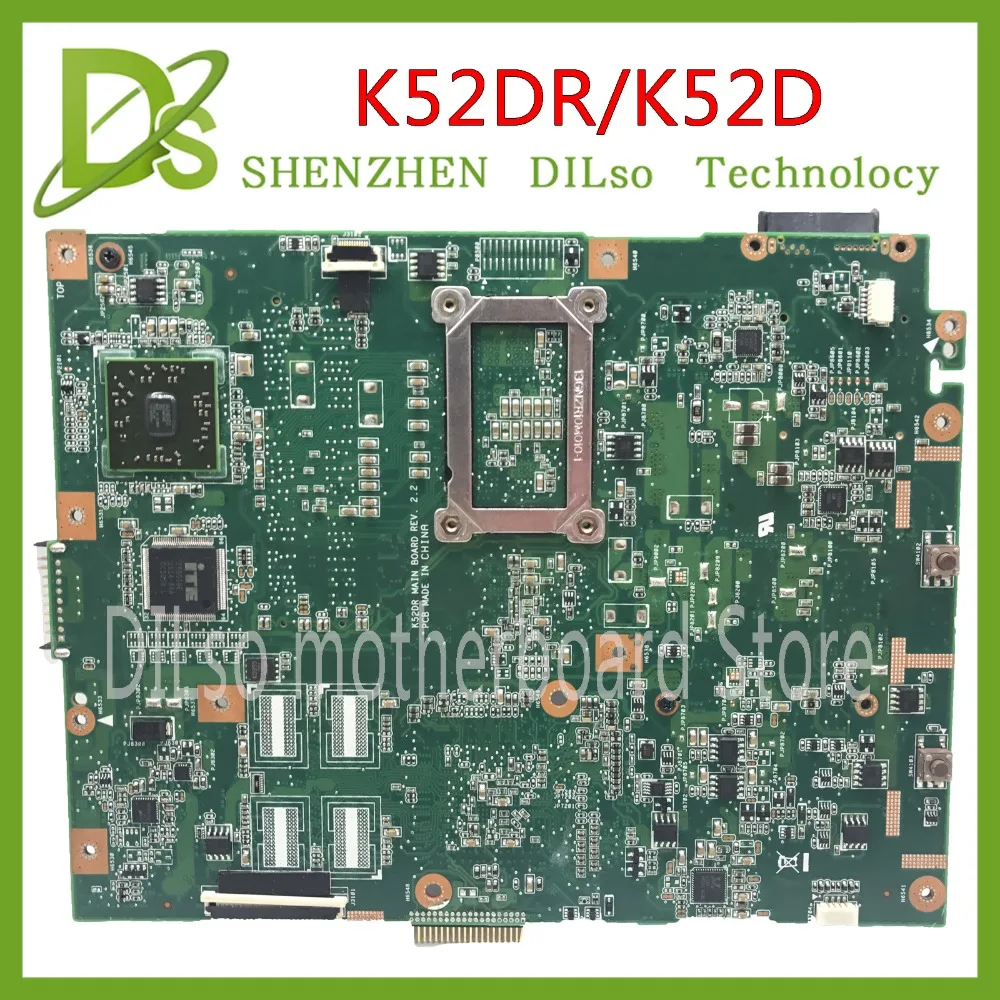 KEFU K52DR для ASUS K52DR A52DE K52DE A52DR K52D материнская плата для ноутбука ASUS K52DR K52DE материнская плата Тесты