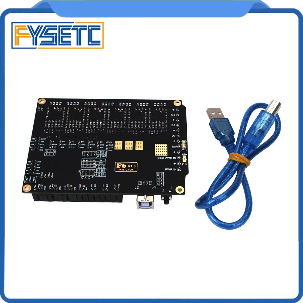 Плата все в одном FYSETC F6 V1.3 для электроники устройства 3D принтера с ЧПУ до 6