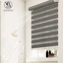 Простой цветной светильник в канадском и американском стиле с фильтрацией жалюзи в виде зебры