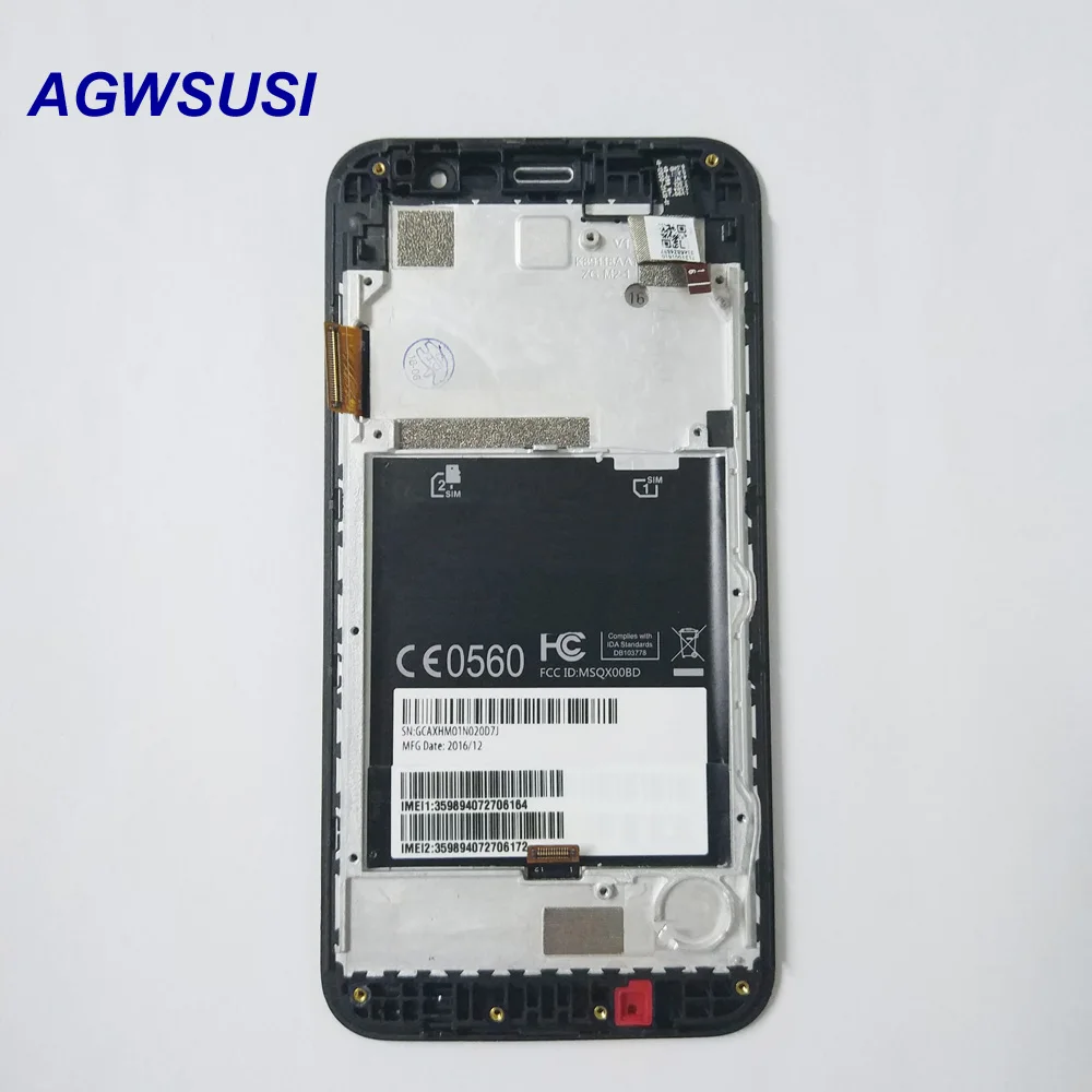 Для Asus Zenfone Go 5 Lite ZB500KG сенсорный экран дигитайзер Сенсорная панель + ЖК дисплей