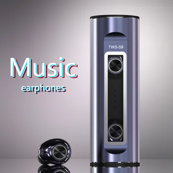 

NEW TOP TWS IPX5 Waterproof and sweat wireless bluetooth5.0 earphone with microphone Charging box for ios Android mobile phone