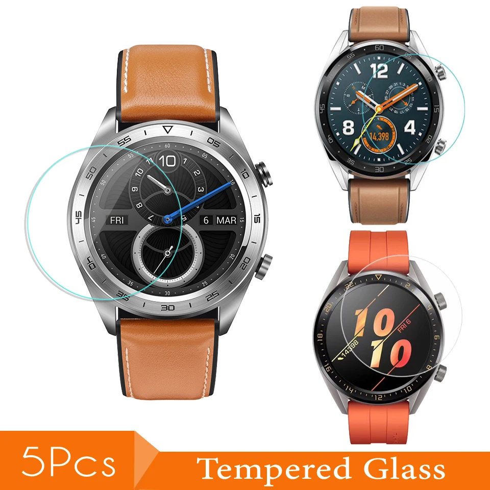 Закаленное стекло для Huawei Honor Magic Watch 5 шт. Защитное экрана GT Active элегантная