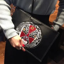 Модный бренд Peking Oper вышитый конверт клатч Сумки дизайнерские женские через плечо высокого качества дамские сумочки