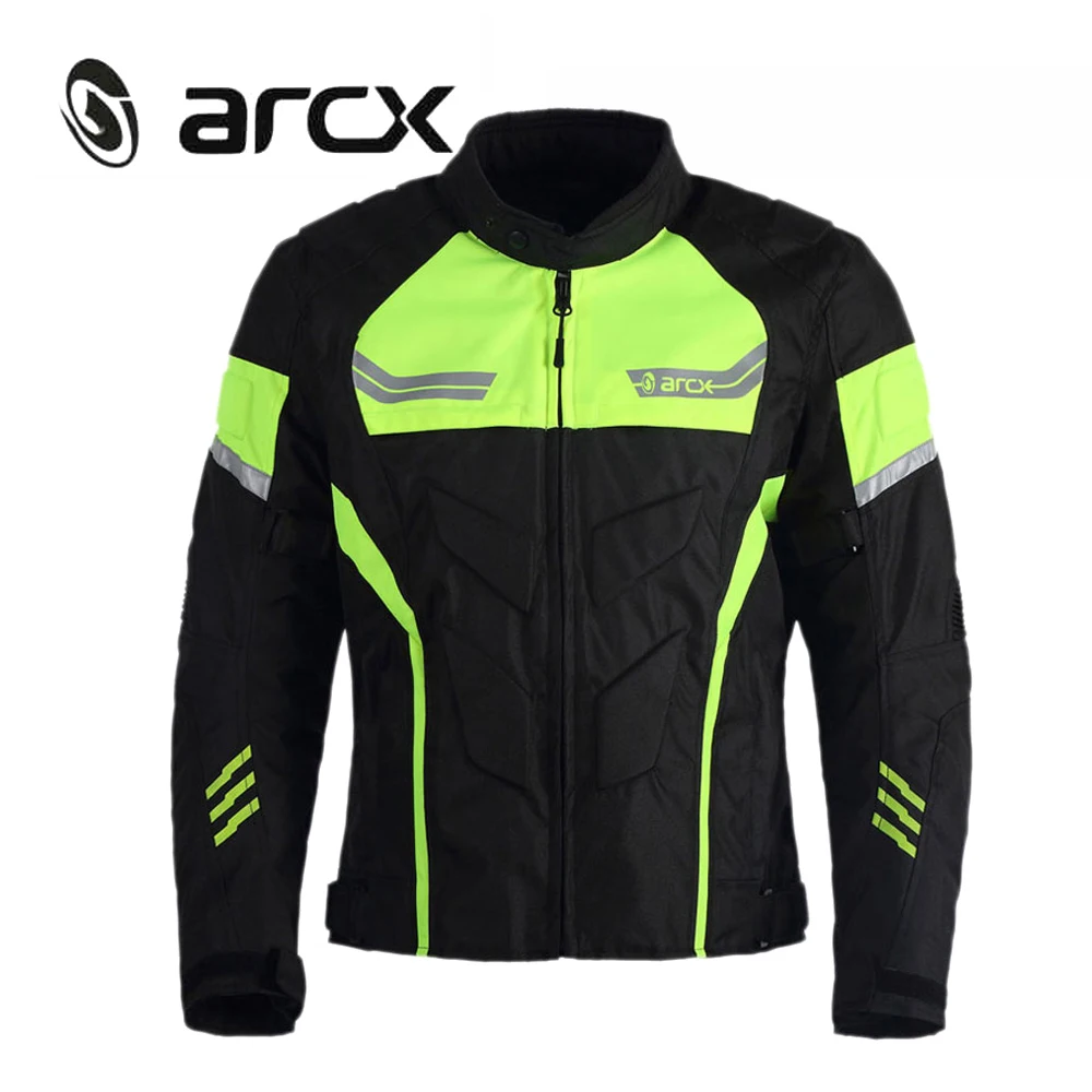 ARCX мотоциклетная куртка для верховой езды ветрозащитная мотоциклетная Защитная Экипировка для всего тела Осенняя зимняя мотоциклетная одежда