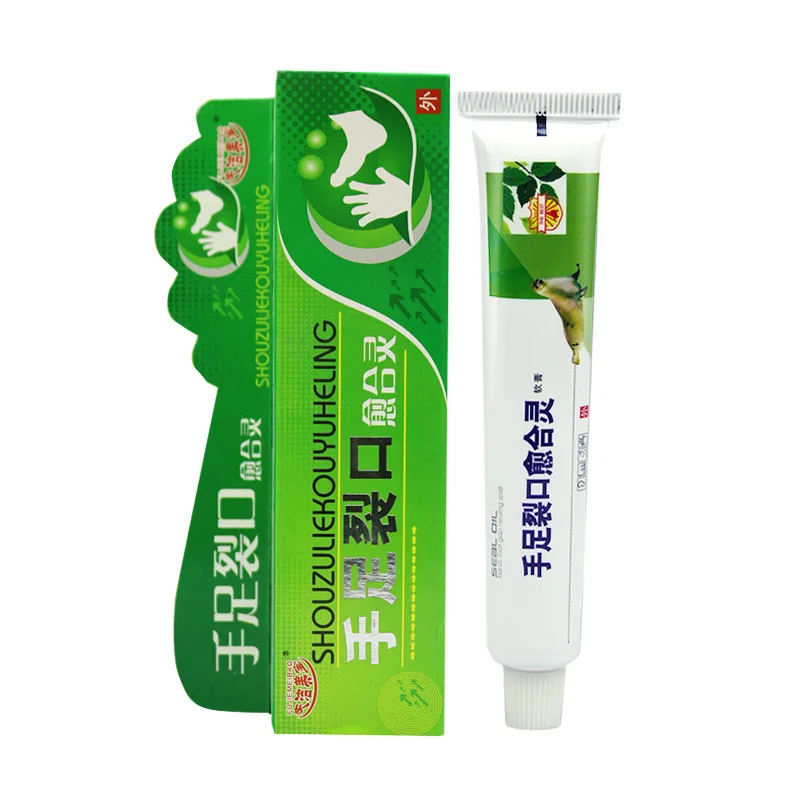 

Powerful Chinese Ointment Cream Hand Foot Crack Cream Chapped Peeling Foot and hand Repair Anti Dry Crack skin care